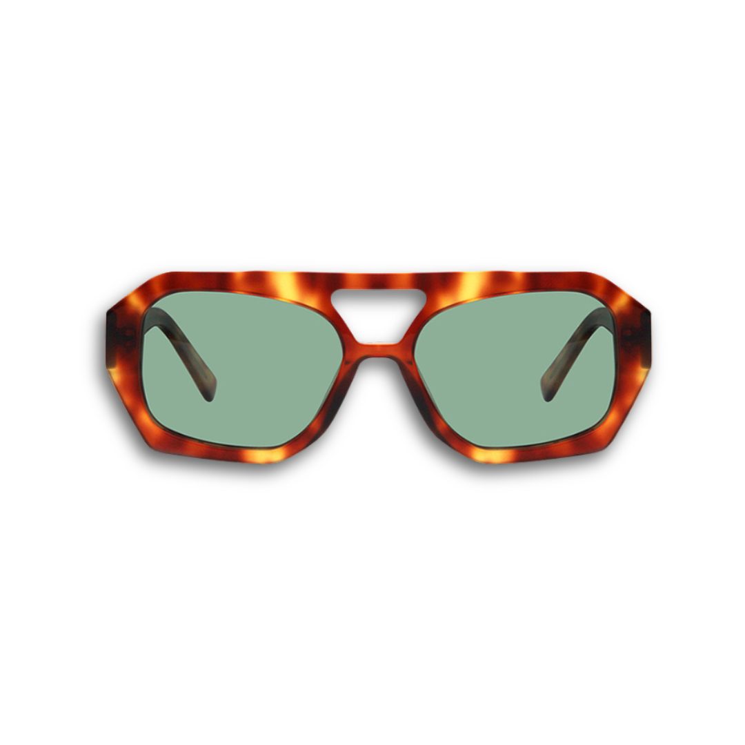 Unisex vintage aviator sunglasses with modern polarised lenses. Stylish pilot sunglasses inspired by classic vintage fashion.